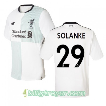 Billige Fotballdrakter Liverpool SOLANKE 29 Bortedraktsett 2017/18 Kortermet
