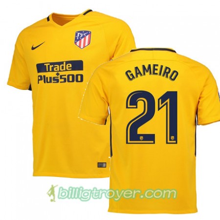 Billige Fotballdrakter Atlético Madrid GAMEIRO 21 Bortedraktsett 2017/18 Kortermet