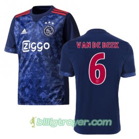 Billige Fotballdrakter AFC Ajax DONNY VAN DE BEEK 6 Bortedraktsett 2017/18 Kortermet