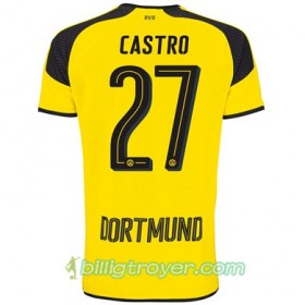 Billige Fotballdrakter Borussia Dortmund CASTRO 27 Tredjedraktsett 2017/18 Kortermet