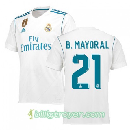 Billige Fotballdrakter Real Madrid BORJA MAYORAL 21 Hjemmedraktsett 2017/18 Kortermet
