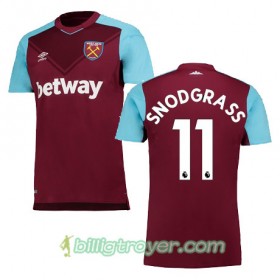 Billige Fotballdrakter West Ham United SNODGRASS Hjemmedraktsett 2017/18 Kortermet