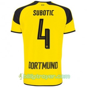 Billige Fotballdrakter Borussia Dortmund SUBOTIC 4 Tredjedraktsett 2017/18 Kortermet