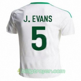 Billige Fotballdrakter Nord-Irland JONNY EVANS Bortedraktsett 2016/17 Kortermet