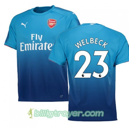 Billige Fotballdrakter Arsenal WELBECK 23 Bortedraktsett 2017/18 Kortermet