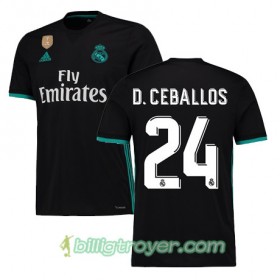 Billige Fotballdrakter Real Madrid DANI CEBALLOS 24 Bortedraktsett 2017/18 Kortermet