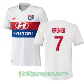 Billige Fotballdrakter Olympique Lyonnais CLEMENT GRENIER 7 Hjemmedraktsett 2017/18 Kortermet