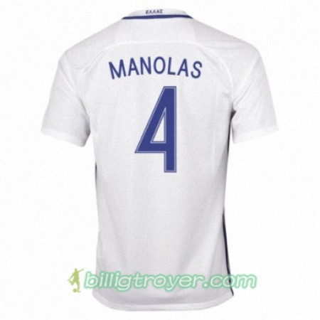 Billige Fotballdrakter Hellas KOSTAS MANOLAS Hjemmedraktsett 2016/17 Kortermet