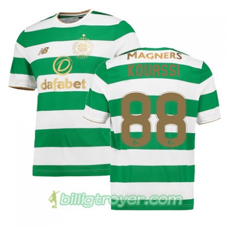 Billige Fotballdrakter Celtic FC Eboue Kouassi Hjemmedraktsett 2017/18 Kortermet