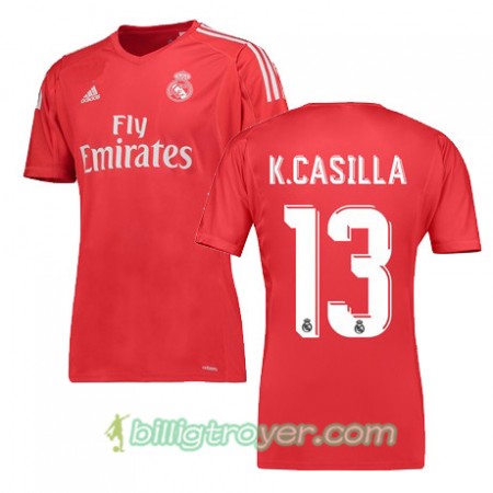 Billige Fotballdrakter Real Madrid K CASILLA 13 Bortedraktsett 2017/18 Kortermet