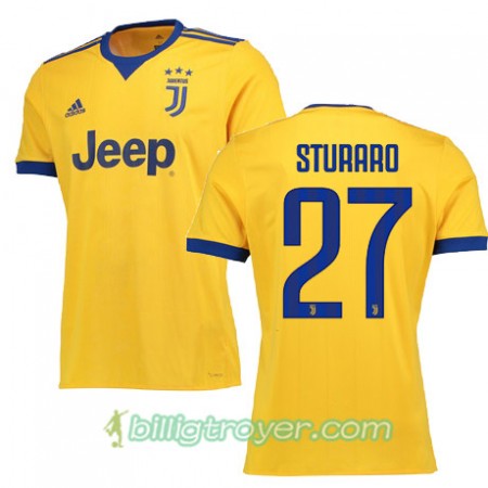 Billige Fotballdrakter Juventus STURARO 27 Bortedraktsett 2017/18 Kortermet