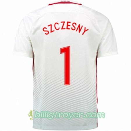 Billige Fotballdrakter Polen WOJCIECH SZCZESNY Hjemmedraktsett Euro 2016