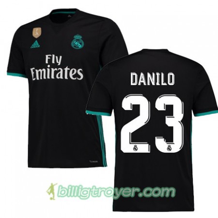 Billige Fotballdrakter Real Madrid DANILO 23 Bortedraktsett 2017/18 Kortermet