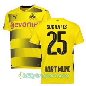 Billige Fotballdrakter Borussia Dortmund SOKRATIS 25 Hjemmedraktsett 2017/18 Kortermet