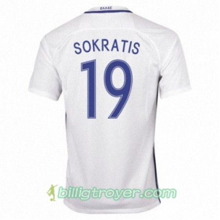 Billige Fotballdrakter Hellas SOKRATIS Hjemmedraktsett 2016/17 Kortermet