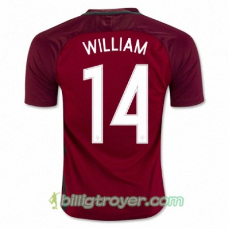 Billige Fotballdrakter Portugal WILLIAM CARVALHO Hjemmedraktsett Euro 2016