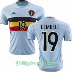 Billige Fotballdrakter Belgia MOUSSA DEMBELE Bortedraktsett Euro 2016