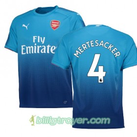 Billige Fotballdrakter Arsenal MERTESACKER 4 Bortedraktsett 2017/18 Kortermet