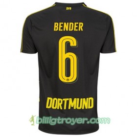 Billige Fotballdrakter Borussia Dortmund BENDER 6 Bortedraktsett 2017/18 Kortermet