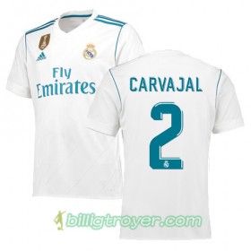 Billige Fotballdrakter Real Madrid CARVAJAL 2 Hjemmedraktsett 2017/18 Kortermet