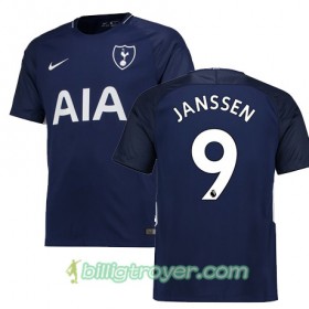 Billige Fotballdrakter Tottenham Hotspur JANSSEN 9 Bortedraktsett 2017/18 Kortermet