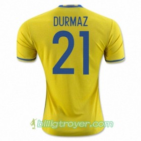 Billige Fotballdrakter Sverige JIMMY DURMAZ Hjemmedraktsett Euro 2016