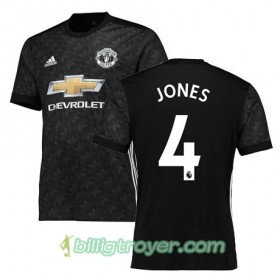 Billige Fotballdrakter Manchester United JONES 4 Bortedraktsett 2017/18 Kortermet