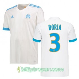 Billige Fotballdrakter Olympique de Marseille DORIA 3 Hjemmedraktsett 2017/18 Kortermet
