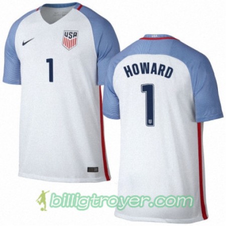 Billige Fotballdrakter USA TIM HOWARD Hjemmedraktsett 2016/17 Kortermet