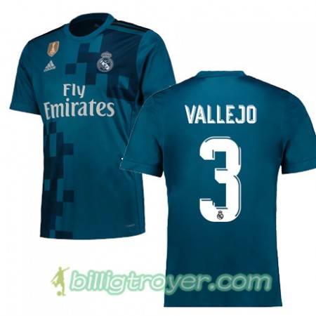 Billige Fotballdrakter Real Madrid JESUS VALLEJO 3 Tredjedraktsett 2017/18 Kortermet