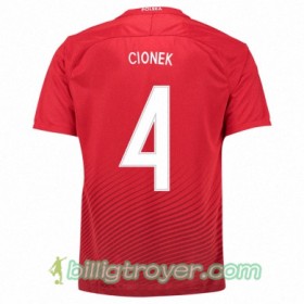 Billige Fotballdrakter Polen THIAGO CIONEK Bortedraktsett Euro 2016