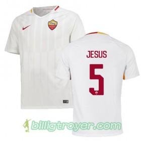 Billige Fotballdrakter AS Roma JESUS 5 Bortedraktsett 2017/18 Kortermet