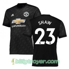 Billige Fotballdrakter Manchester United SHAW 23 Bortedraktsett 2017/18 Kortermet