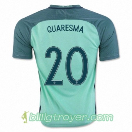 Billige Fotballdrakter Portugal RICARDO QUARESMA Bortedraktsett Euro 2016