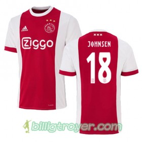 Billige Fotballdrakter AFC Ajax DENNIS JOHNSEN 18 Hjemmedraktsett 2017/18 Kortermet