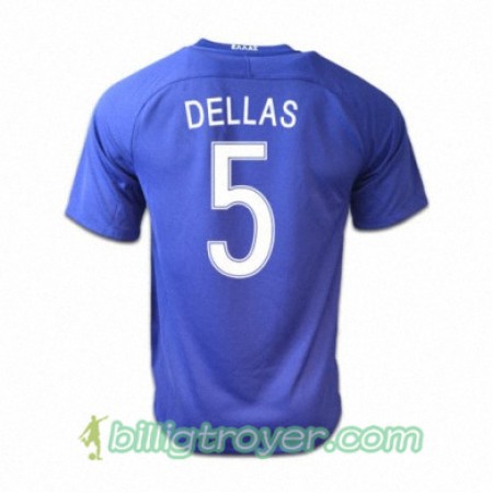 Billige Fotballdrakter Hellas TRAIANOS DELLAS Bortedraktsett 2016/17 Kortermet