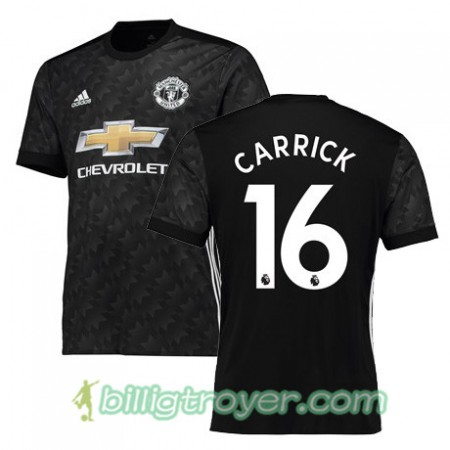 Billige Fotballdrakter Manchester United CARRICK 16 Bortedraktsett 2017/18 Kortermet