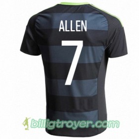 Billige Fotballdrakter Wales JOE ALLEN Bortedraktsett Euro 2016