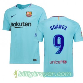 Billige Fotballdrakter FC Barcelona SUAREZ Bortedraktsett 2017/18 Kortermet