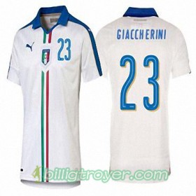 Billige Fotballdrakter Italia EMANUELE GIACCHERINI Bortedraktsett Euro 2016