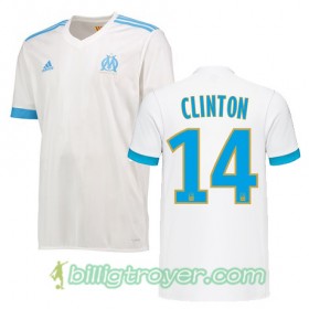 Billige Fotballdrakter Olympique de Marseille CLINTON N JIE 14 Hjemmedraktsett 2017/18 Kortermet