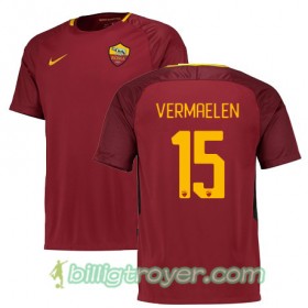 Billige Fotballdrakter AS Roma VERMAELEN 15 Hjemmedraktsett 2017/18 Kortermet