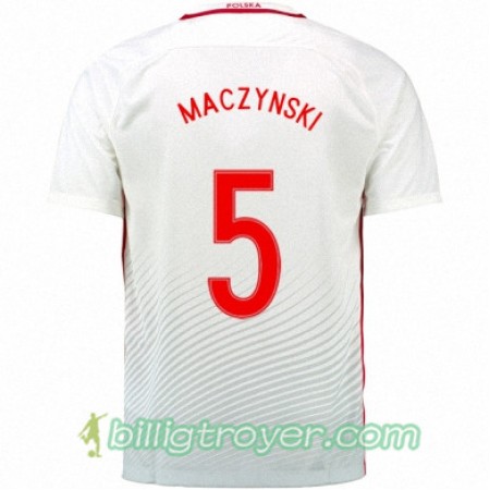 Billige Fotballdrakter Polen KRZYSZTOF MACZYNSKI Hjemmedraktsett Euro 2016