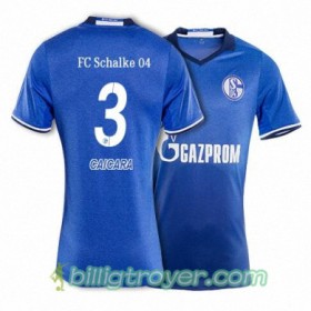 Billige Fotballdrakter FC Schalke 04 CAICARA 3 Hjemmedraktsett 2017/18 Kortermet