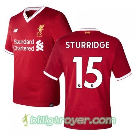 Billige Fotballdrakter Liverpool STURRIDGE 15 Hjemmedraktsett 2017/18 Kortermet