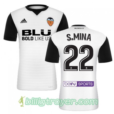 Billige Fotballdrakter Valencia CF S MINA Hjemmedraktsett 2017/18 Kortermet