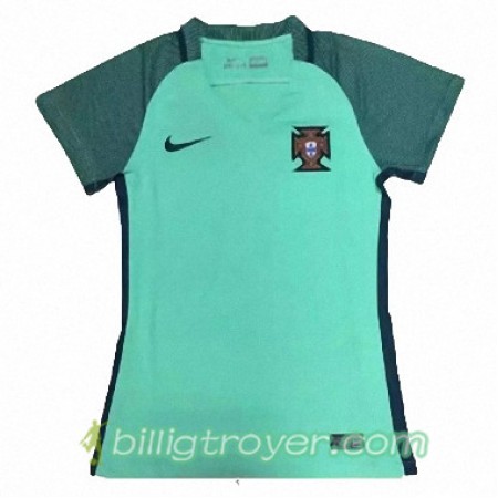 Billige Fotballdrakter Portugal Dame Bortedraktsett Euro 2016