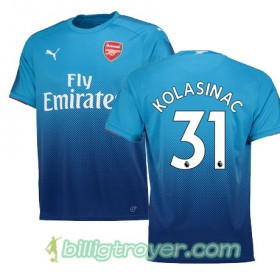 Billige Fotballdrakter Arsenal KOLASINAC 31 Bortedraktsett 2017/18 Kortermet