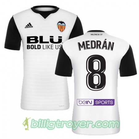 Billige Fotballdrakter Valencia CF MEDRAN Hjemmedraktsett 2017/18 Kortermet