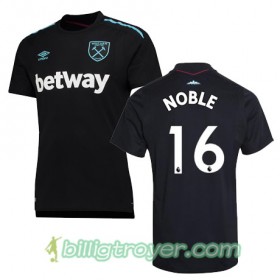 Billige Fotballdrakter West Ham United NOBLE Bortedraktsett 2017/18 Kortermet